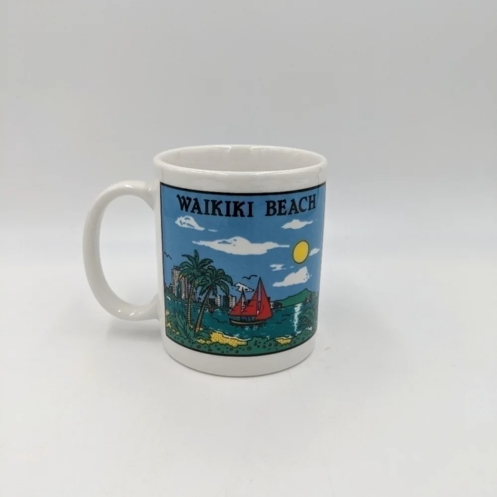 Waikiki Beach Hawaii Coffee Mug